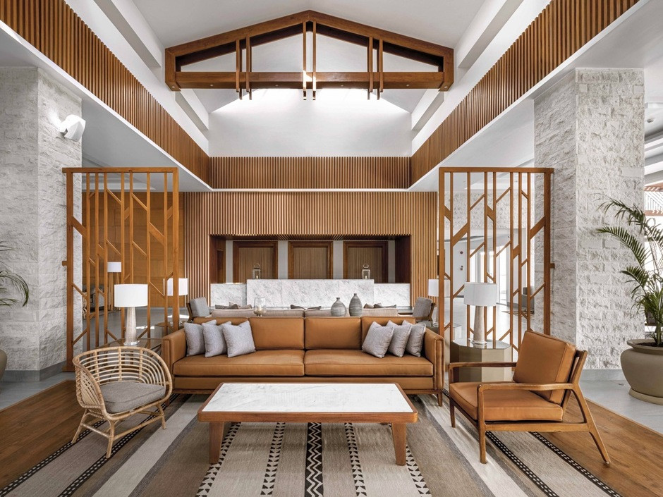 Стильный интерьер в отеля Jaz Costa Mares 5*